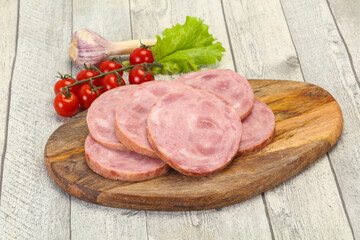 Natural ham made from pork