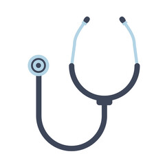 stethoscope cardiology tool isolated icon