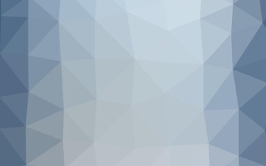 Fototapeta premium Light BLUE vector blurry triangle texture.