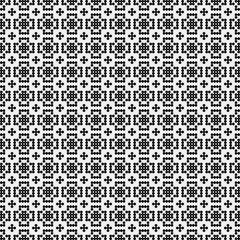 Fototapeta premium Abstract Cross Pattern Dots Logo generative computational art illustration