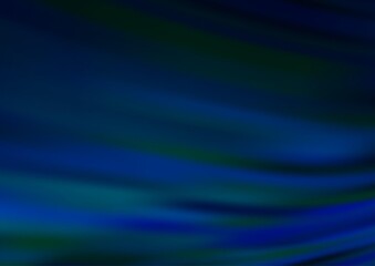 Fototapeta premium Dark BLUE vector blurred bright template.