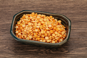Dry peas for cooking