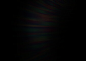 Dark Black vector glossy abstract background.