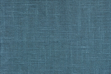Blue natural linen texture for the background