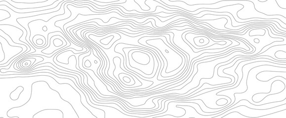 Topographic map contour background. Contour map vector. Map line of topography. Vector abstract topographic map concept with space for your copy. Wavy banners. Color geometric form - obrazy, fototapety, plakaty