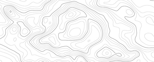 Topographic map contour background. Contour map vector. Map line of topography. Vector abstract topographic map concept with space for your copy. Wavy banners. Color geometric form