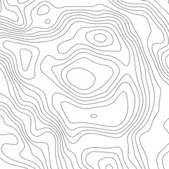 Topographic map contour background. Contour map vector. Map line of topography. Vector abstract topographic map concept with space for your copy. Wavy banners. Color geometric form