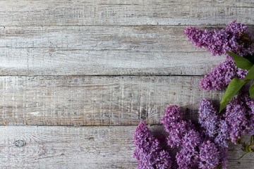 Obraz na płótnie Canvas lavender on wooden background