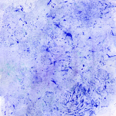 Abstract blue hand drawn watercolor background