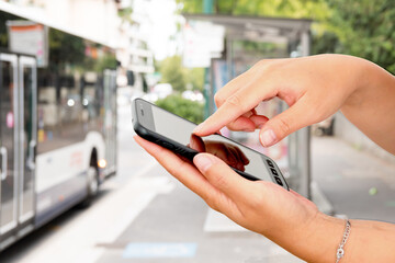 Achat d'un ticket de bus par sms