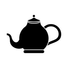 ceramic teapot drink utensil icon