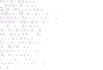 Light Pink, Blue vector cover with circles, cubes.