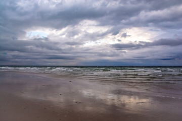Stormy reflections in the Sand