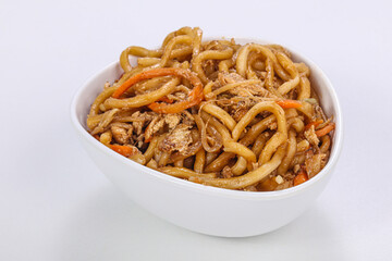 Wok with chicken and vegetables