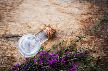 lavender oil and lavender. Oil. Bottle. Spa. 