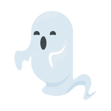 halloween ghost spirit floating icon