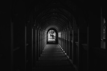 Obraz premium light in the tunnel