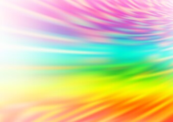 Fototapeta premium Light Multicolor, Rainbow vector glossy bokeh pattern.
