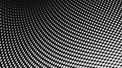 White dotty pattern are on black grunge background. Vector illustration