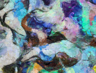 Colorful Abstract Painting