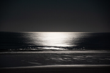 Moonrise over the Atlantic
