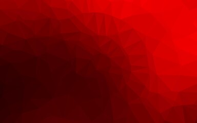Obraz premium Dark Red vector polygon abstract layout.