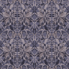 Ornamental revivalist version of traditional style damask. Elegant seamless vector patterns in monochrome color combination for prints, weaving, wallpapers and interior decorations.