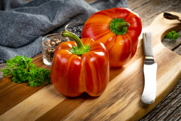 Sweet red pepper paprika.