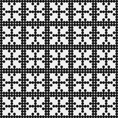 Abstract Cross Pattern Dots Logo generative computational art illustration