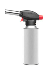 Gas can with manual torch burner (blowtorch) - obrazy, fototapety, plakaty