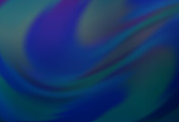 Dark BLUE vector glossy abstract layout.
