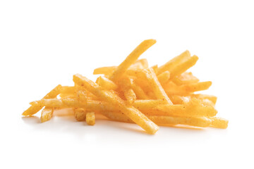 French fries. Fried mini potato sticks.