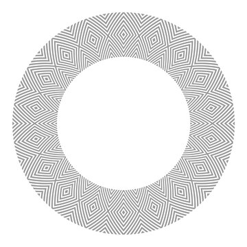 recommend clip art: Circle design element for frame. Abstract decorative pattern.