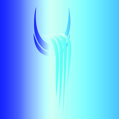 abstract blue background with lines