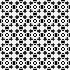 Abstract Cross Pattern Dots Logo generative computational art illustration