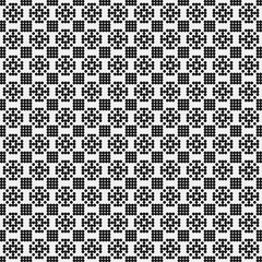 Abstract Cross Pattern Dots Logo generative computational art illustration