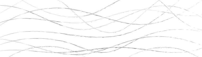 Abstract background of wavy intertwining lines, gray on white