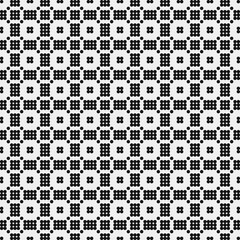 Fototapeta premium Abstract Cross Pattern Dots Logo generative computational art illustration