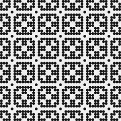 Fototapeta premium Abstract Cross Pattern Dots Logo generative computational art illustration