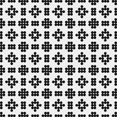 Abstract Cross Pattern Dots Logo generative computational art illustration