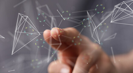 organization network team concept networking.