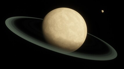 space background, detailed planet surface, beautiful alien planet in far space, realistic exoplanet, planet similar to Earth 3d render