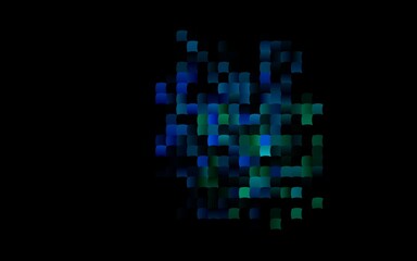 Obraz premium Dark Multicolor, Rainbow vector pattern in square style.