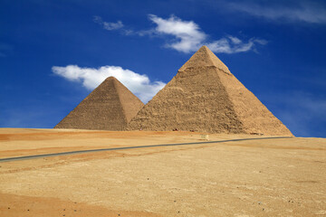 Obraz na płótnie Canvas Pyramiden von Gizeh/Ägypten