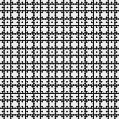 Fototapeta premium Abstract Cross Pattern Dots Logo generative computational art illustration