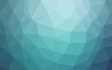 Obraz premium Light BLUE vector abstract polygonal texture.