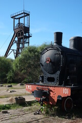 locomotiva treno Carbonia miniera di Serbariu sulcis iglesiente Sardegna