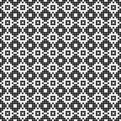 Abstract Cross Pattern Dots Logo generative computational art illustration