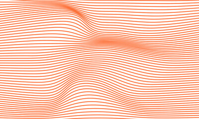 colorful wavy line pattern. Line texture. Abstract relief background with distorted optical illusions. Vector illustration.