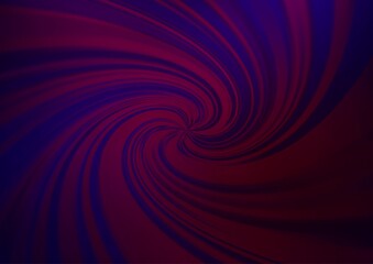Obraz premium Dark Purple vector blurred shine abstract template.